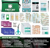 General Medi Mini First Aid Kit 92 Pieces Travel Home Office Vehicle Green view 2