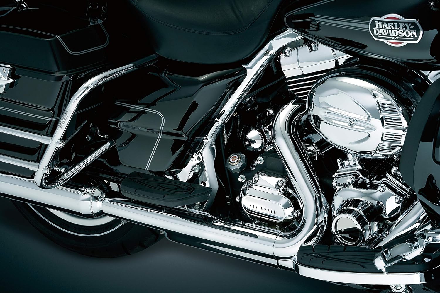 chrome frame covers for harley davidson