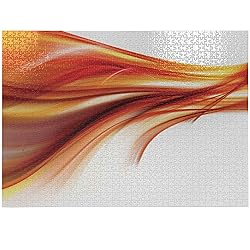 Ambesonne Abstract Jigsaw Puzzle, Modern