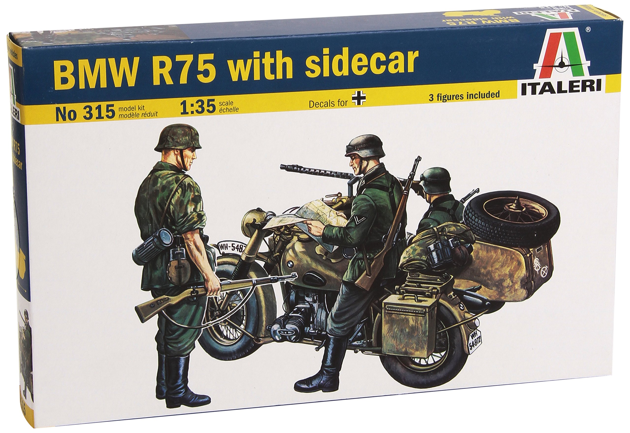 Italeri 0315S, BMW R 75 with sidecar
