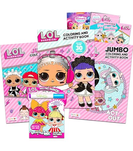 Lol Surprise La Esencia - Album D'activités ! - Inclut Coloriages, Autocollants Et Accessoires - Pour Fans Des Poupées Crayon De Couleur Lol Surprise La Esencia - Album D'activités ! - Inclut Coloriages, Autocollants Et Accessoires - Pour Fans Des Poupées Crayon De Couleur