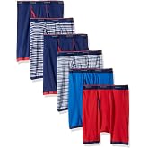 Hanes Men's Underwear Boxers Pack, Cool &amp; Breathable Cotton Underwear, Moisture-Wicking Boxers for Men