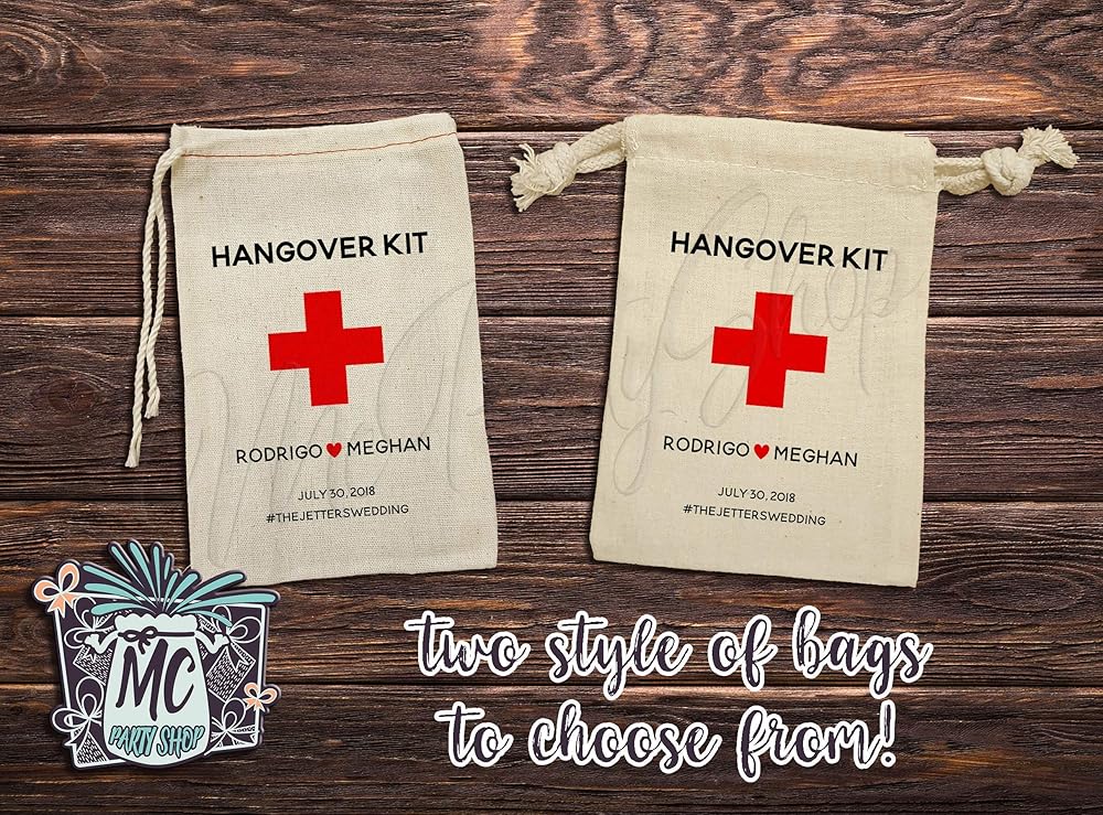 Bachelorette Party Recovery Kit Tins Survival Kit Favors Floral Wedding Hangover Kit Party