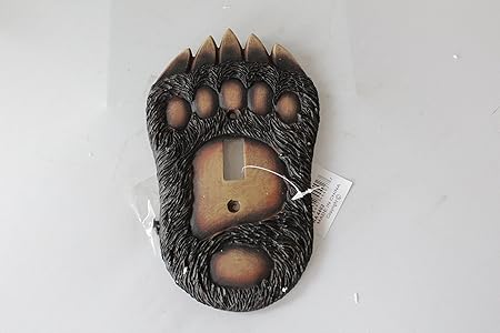 Bear Claw Paw Switch Plate Outlet Rockers Covers Cabin Lodge