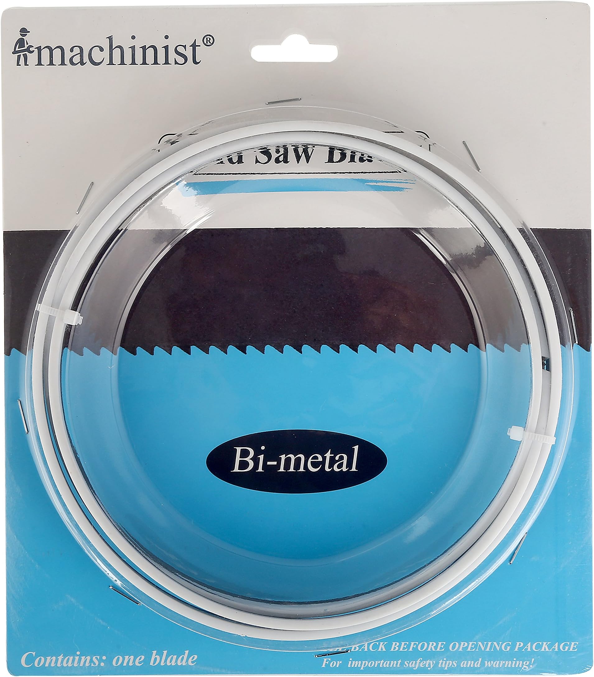 Imachinist S821214 Bi-Metal Bandsaw Blades 82" X 1/2" X 14TPI for Soft Ferrous Metal