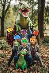 HENBRANDT Dinosaur Paper Masks Pack of 12 Kids Party Masks view 6