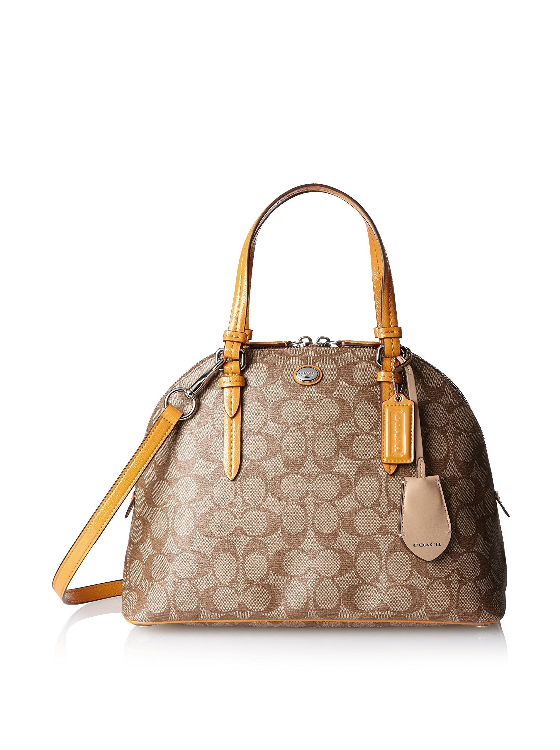Coach peyton signature cora domed satchel Clearance