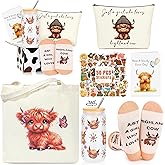 JSENGIFT Highland Cow Gifts for Women, Highland Cow Decor, Cute Birthday Christmas Gift for Cows Lovers