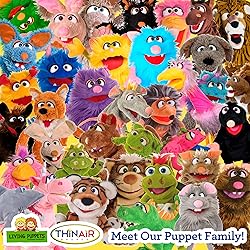 Living Puppets 12-Inch Squirrel Hand Puppet - Fine