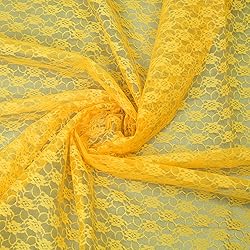 MDS Pack of 15 Yard Bridal Solid Raschel Lace