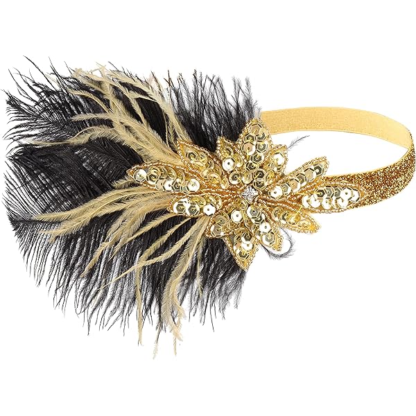 1920s Flapper Accessories Gatsby Costume Accessories Set For Women 20s Headpiece Pearl Necklace Gloves Holder Hair Pins 15 - 200000532 - View #10