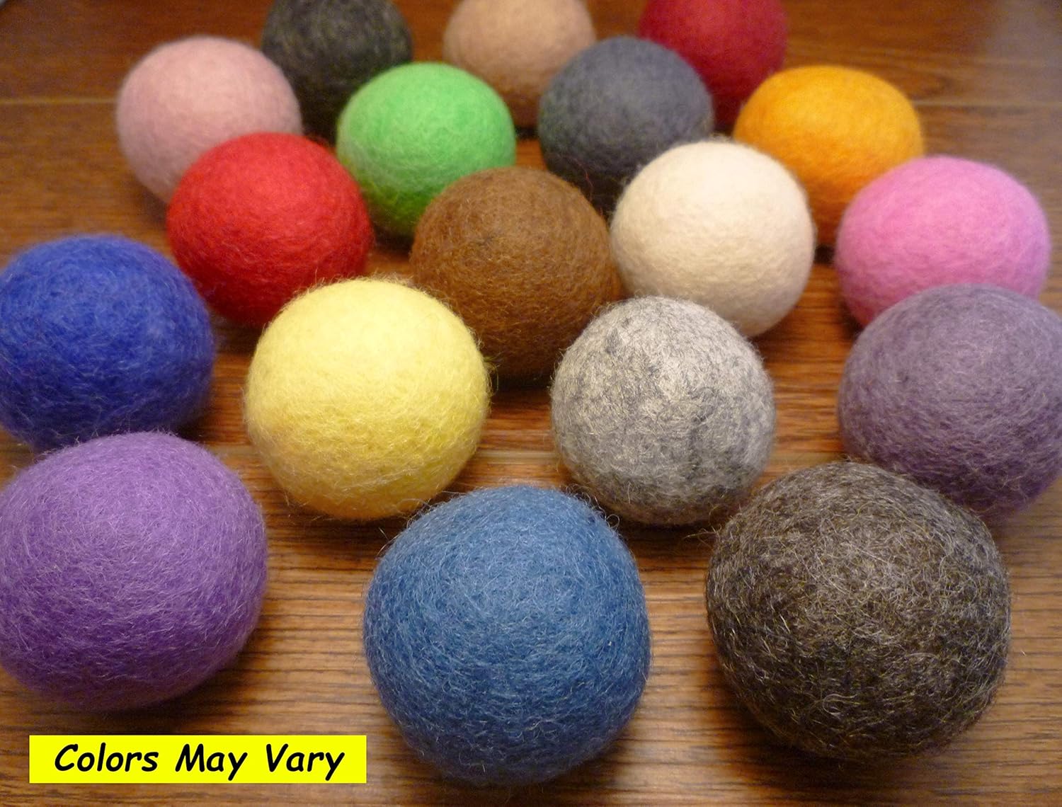 Earthtone Solutions Wool Felt Ball Toys for Cats and Kittens, Fun Adorable Colorful Soft Quiet Felted Fabric Balls, Unique Handmade Natural, Perfect for Cat Lover, Craft Supplies : Pet Supplies