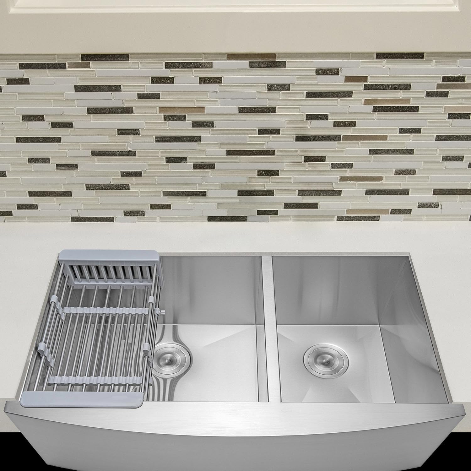 Best Grid For 60/40 Drop In Undermount Double Bowl Kitchen Sinks