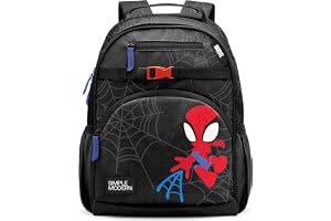 Simple Modern Marvel Spidey Kids Backpack for School, Girls, Boys | 12L | Fletcher Spiderman Bookbag, School Backpack for Toddler, Preschool, Kindergarten | Fits Lunch Box, Cute | Medium