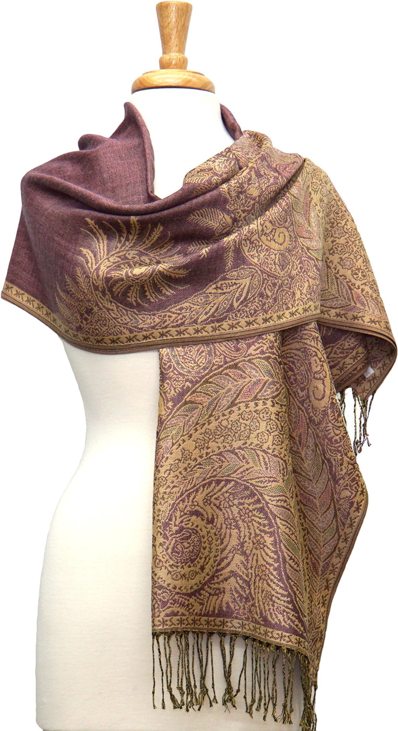 Fashmina Original Paisley Pashmina Shawl Scarf