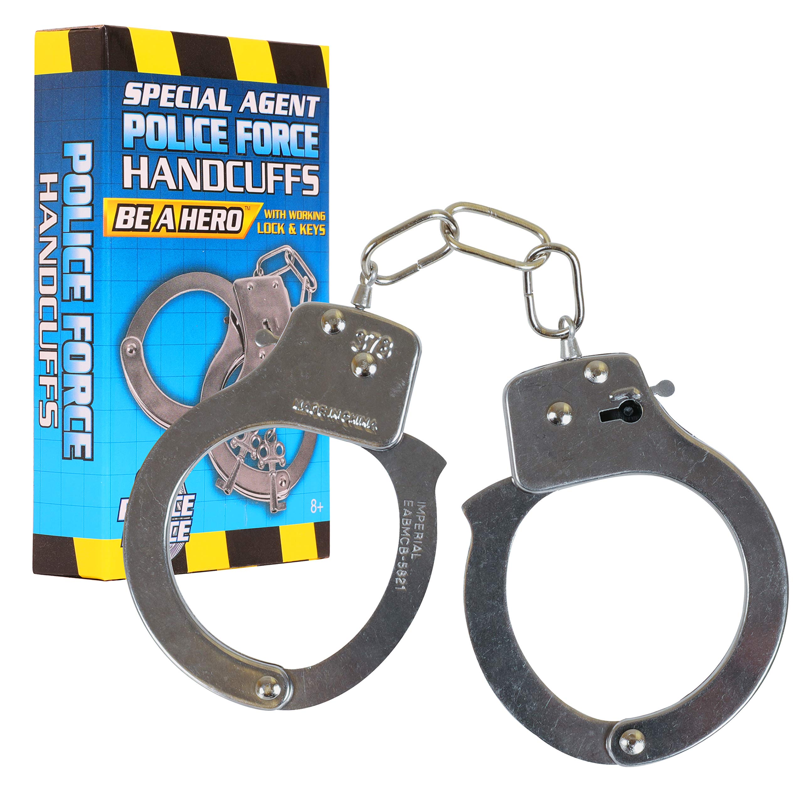 Galleon Kangaroo's Police Roleplay Handcuffs For Kids; Toy Hand Cuffs