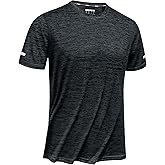 TACVASEN Mens Workout Shirts Short Sleeve Athletic Dry Fit Tshirts Shirts Running Gym Crewneck T-Shirts