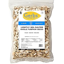 Lightly Sea Salted Pumpkin Seeds in Shell by Gerbs