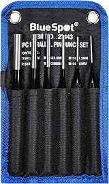 Blue Spot Tools 22443 6 Pce Parallel Pin Punch Chrome Vanadium 150mm view 3