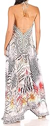 Sakkas 1817 - Lizi Womens Maxi High-low Halter
