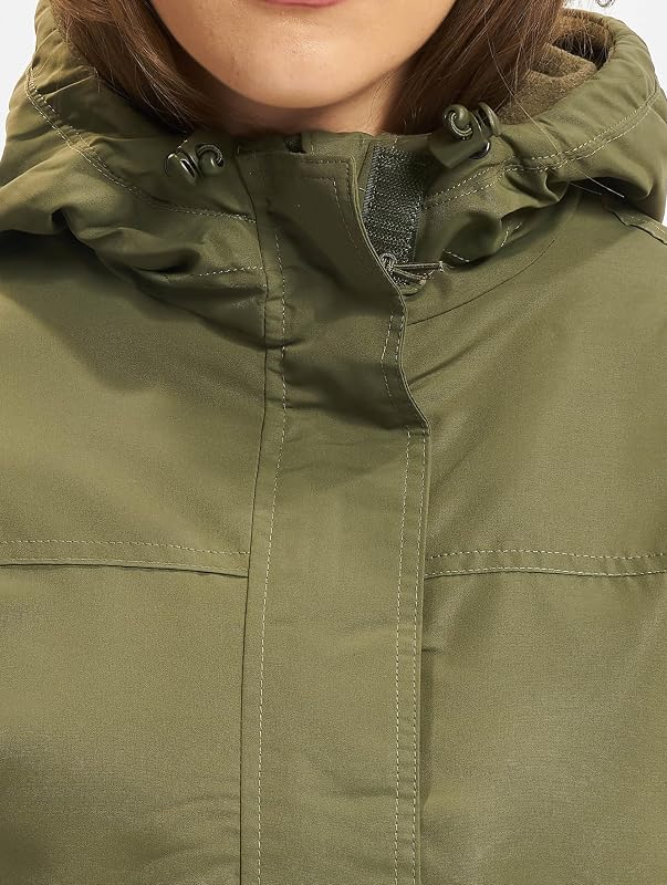 Ladies Windbreaker frontzip olive Gr. M