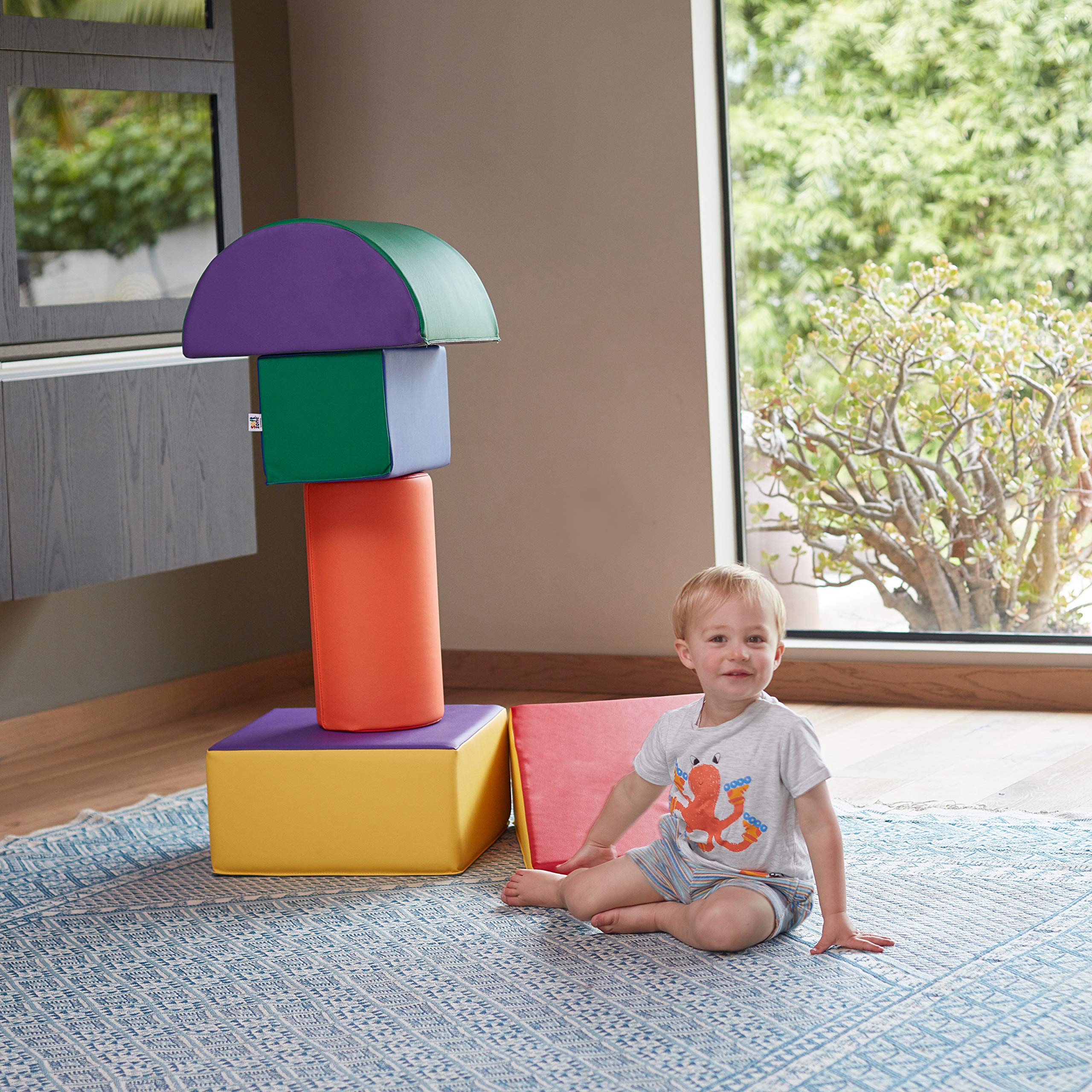 Galleon ECR4Kids SoftZone Climb And Crawl Activity Play Set