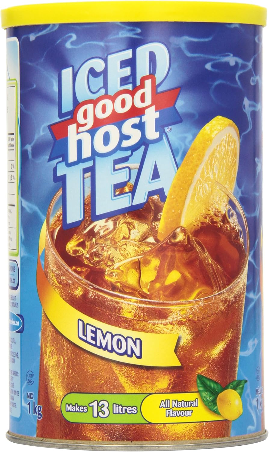 Goodhost Lemon Iced Tea Powder, 1kg Canister Amazon.ca Grocery