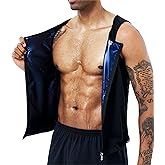 REMEBSWEAT Men's Sauna Vest Heat Trapping Pullover Sweat Enhancing Vest