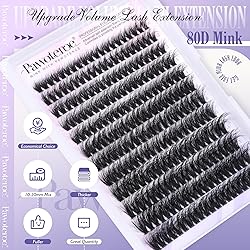 Pawotence Lash Clusters Full 80D Individual Lashes