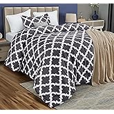 Twin Comforter Set 2 Piece Grey by Utopia Bedding, Printed Comforters Twin Size, Bedding Comforters Sets, Down Alternative Soft Bed Set, 1 Comforter (64 x 88 inches) 1 Pillow Shams (20 x 26 inches)