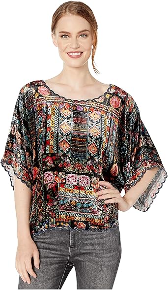 johnny was boho cropped top