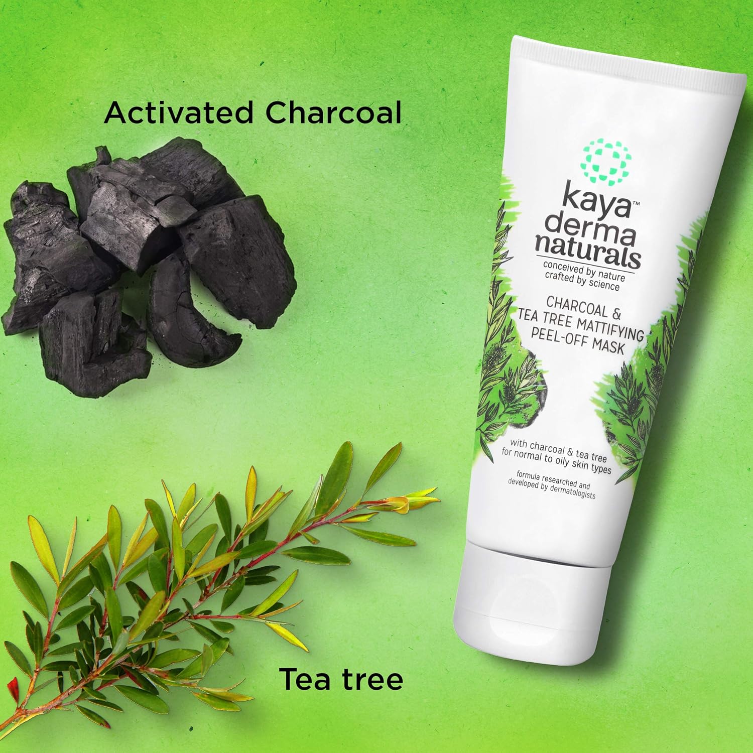 kaya charcoal face wash