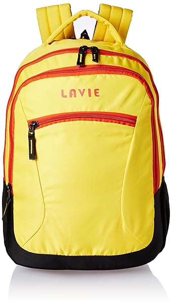 Lavie Synthetic Yellow School Bag (BHEJ553076B3)