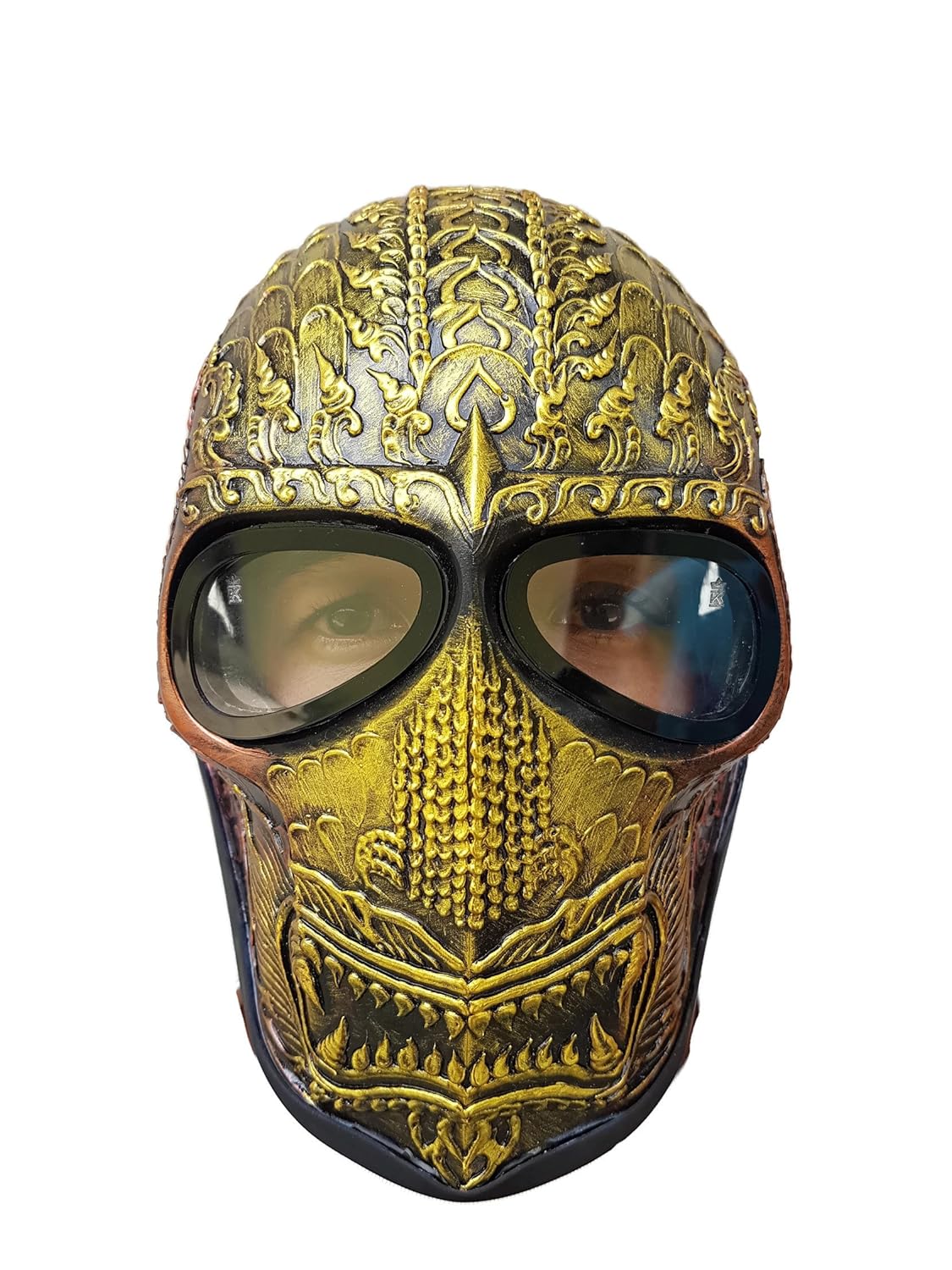 Invader King Ancient Gold Airsoft Mask Paintball