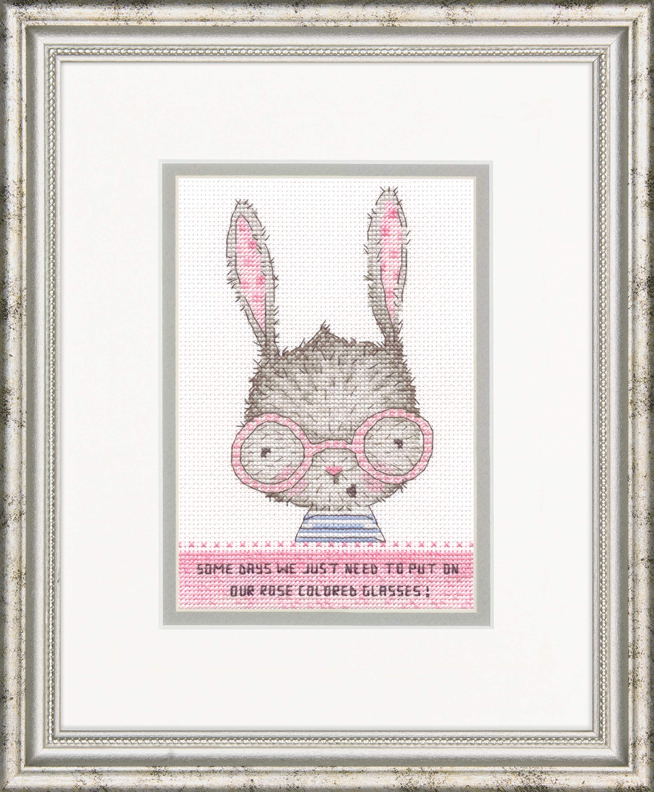 Dimensions Counted Cross Stitch Kit: Rose Colored Glasses, Various, One