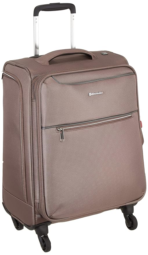 Buy Echolac Polyester 58 Cms Brown Softsided Cabin Luggage Ct567