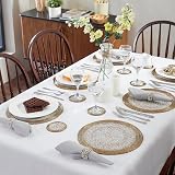 Penguin Home Handcrafted Glass Beaded Placemats Coasters Napkin Rings Set 18 view 3