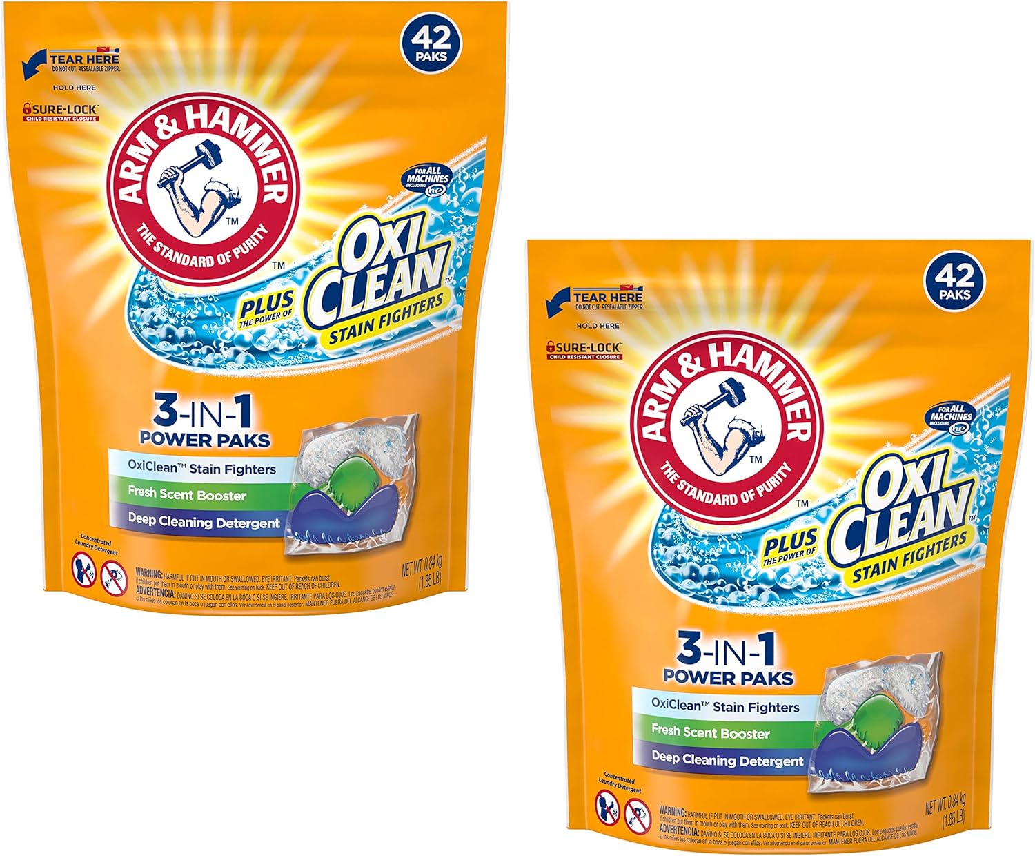 Arm & Hammer Plus Oxi Clean Laundry Detergent, Fresh Scent