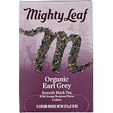 Mighty Leaf Tea Organic Earl Grey Hand-Stitched Tea Bags, 15 ct