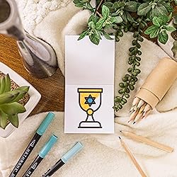A Brighter Year Happy Hanukkah Mini Coloring Book