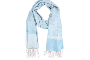 PASKMLNA Paisley Jacquard Pashmina Shawl Wrap Scarf Stole