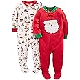 Simple Joys by Carter's Kids' Holiday Loose-fit Flame Resistant Fleece Footed Pajamas