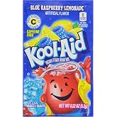 Kool-Aid Blue Raspberry Lemonade Flavored Unsweetened Caffeine Free Powdered Drink Mix (0.2 oz Packet)
