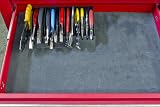 Lisle 40460 Black Plastic Pliers Wrench Rack Holds 13 Tools Upright view 3