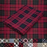 Pico Textiles 1 Yard Red and Green Tartan Plaid