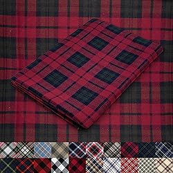 Pico Textiles 1 Yard Red and Green Tartan Plaid