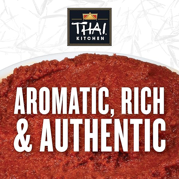 THAI KITCHEN RED CURRY PASTE, 35 OZ – ONE 35 OUNCE TUB OF THAI RED CURRY PASTE WITH RED CHILI PEPPER, LEMONGRASS, THAI GINGER AND SPICES, PERFECT FOR STIR-FRIES AND SOUP BASES