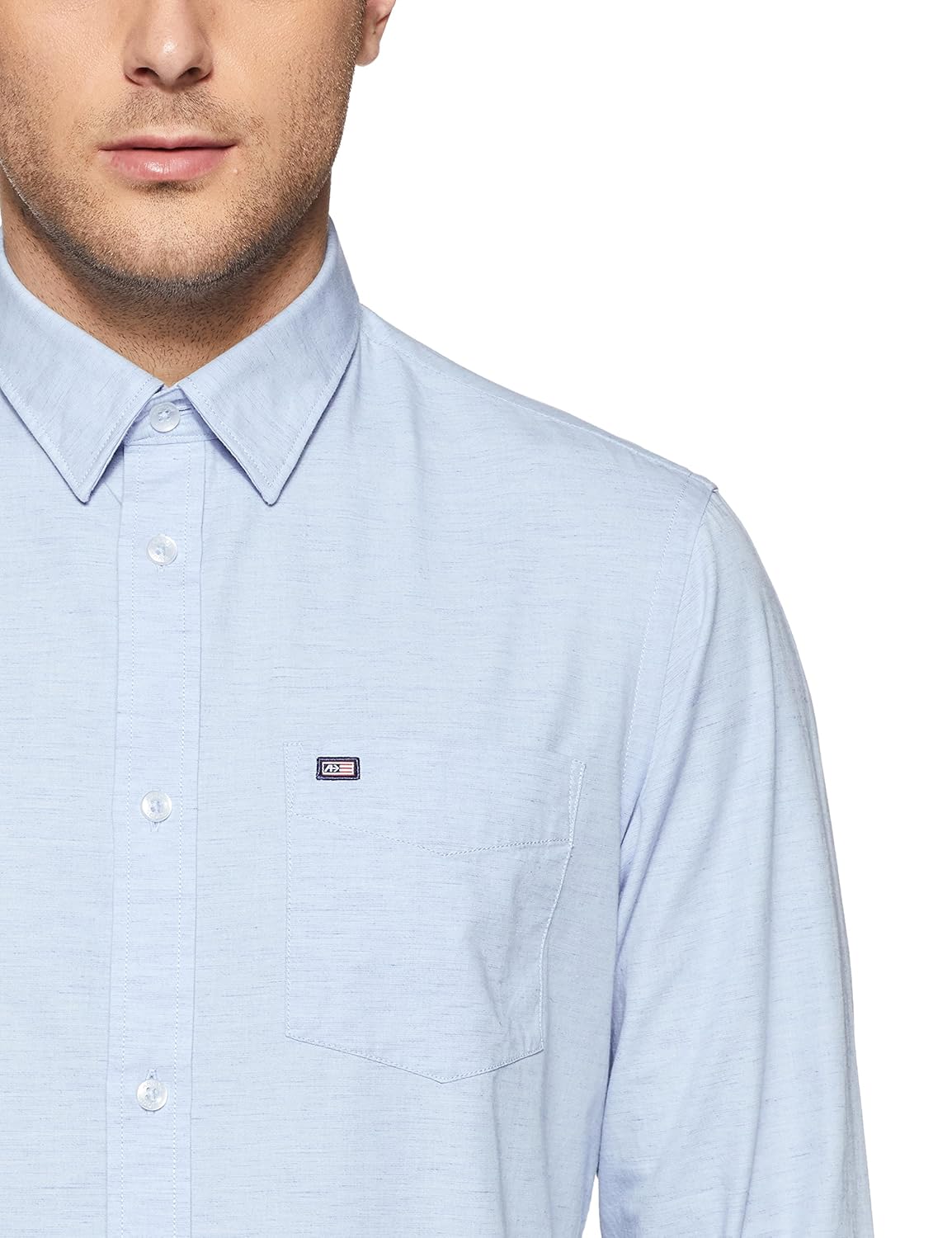 arrow sports men's solid slim fit casual shirt