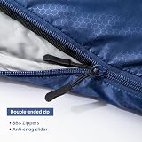 BISINNA XXL Sleeping Bag for Big and Tall Adults 3-4 Season Large Wide 230x100cm view 4