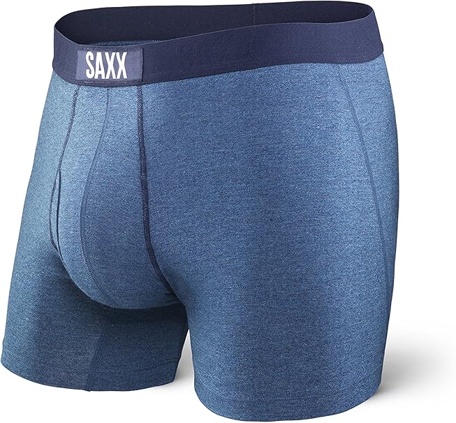 Saxx Underwear Co Boxershorts Ultra Boxershorts Mit Fly Und Integrierter Ballpark Pouch Support Herren Unterwasche Indigo Large Amazon De Bekleidung